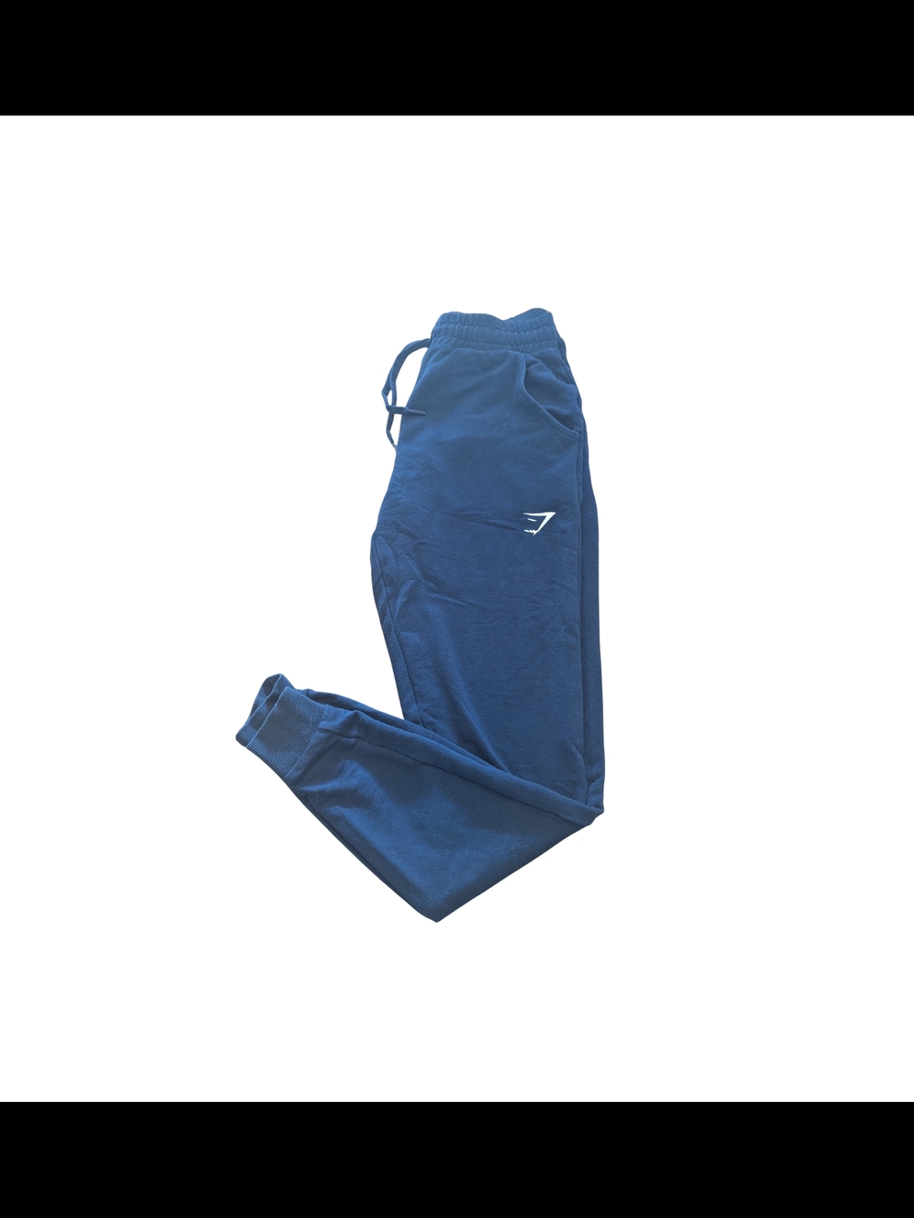 GUC Gymshark Womens XS Navy Blue Drawstring Training Joggers